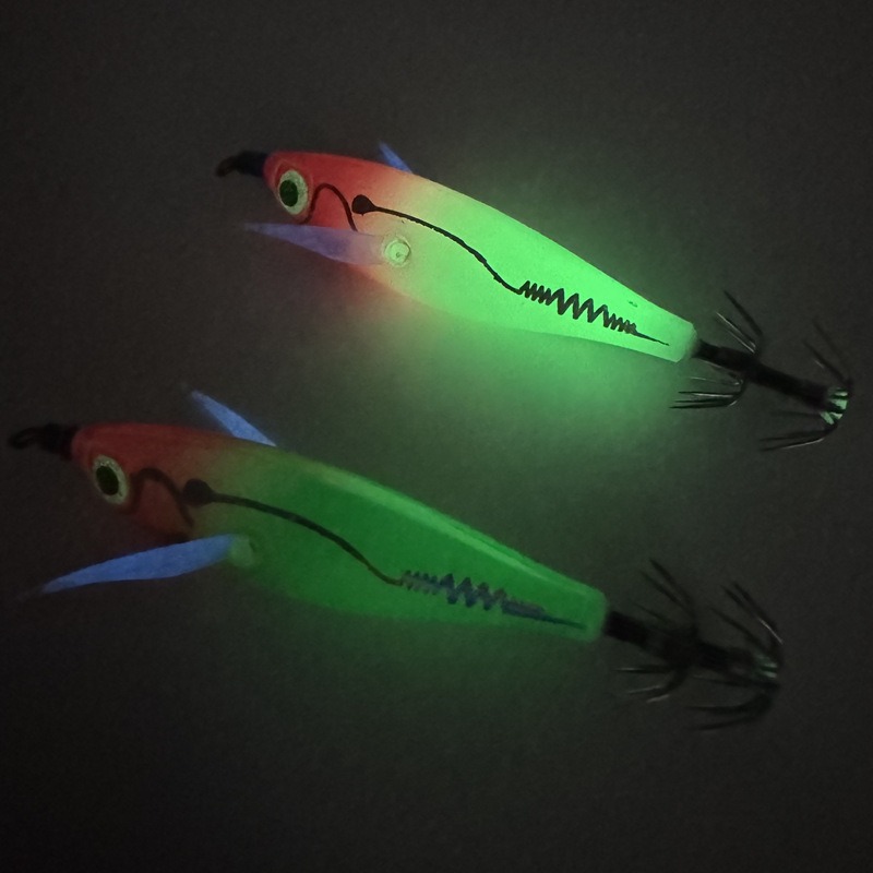 1pc 6g 80mm Luminous Shrimp Sq - Fishing Boat Trailer recension och pris