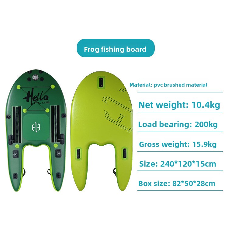 Frog PVC fishing board inflata - Fishing Boat Paddle recension och pris