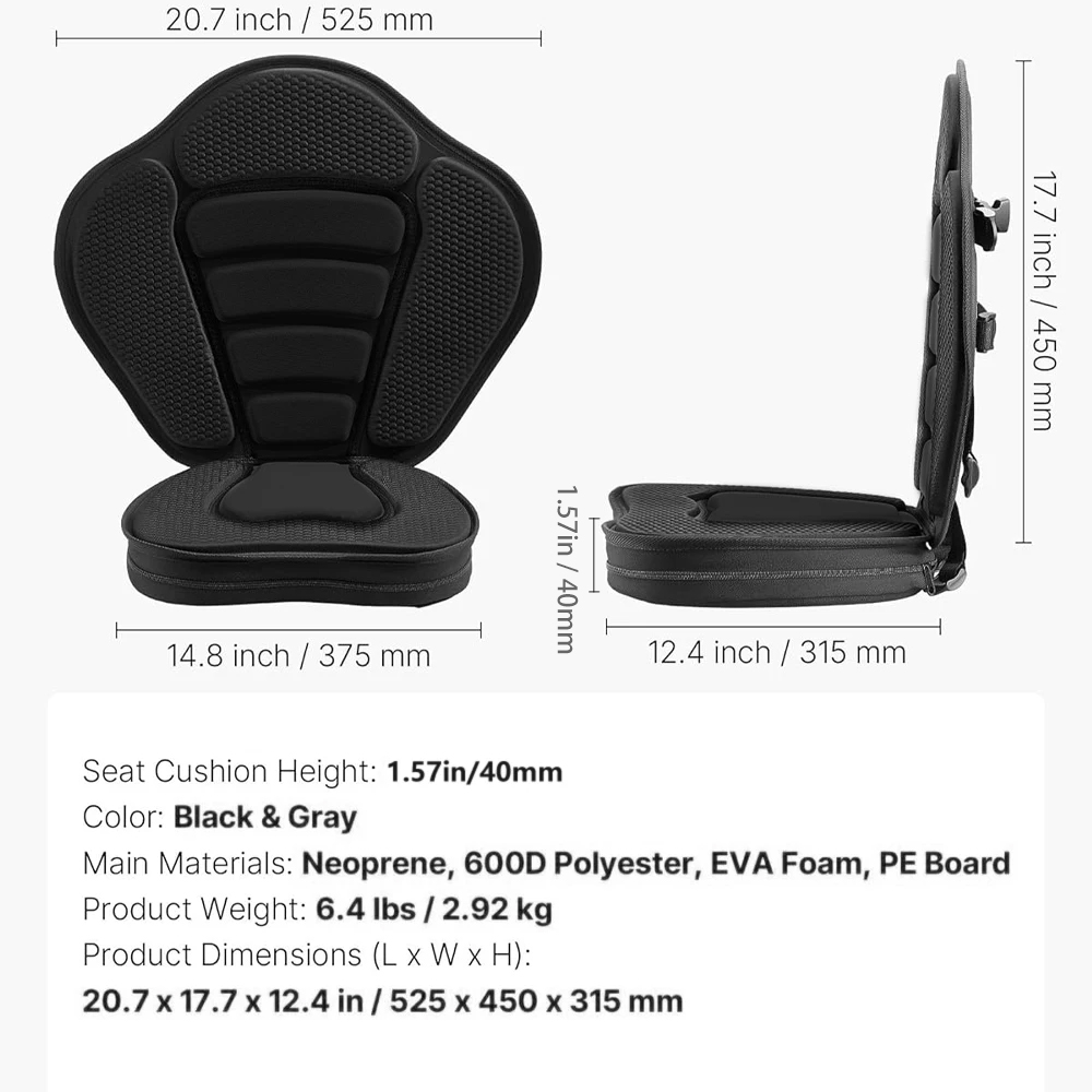 Kayak Seat Kayak Accessories A - Fishing Boat Steering Wheel recension och pris