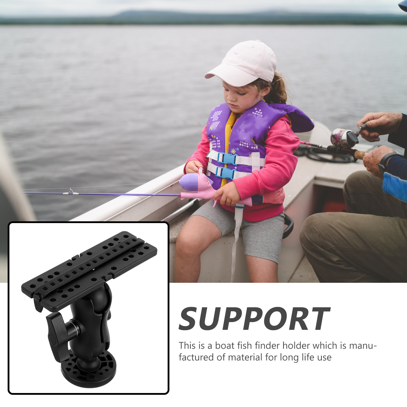 Fish Finder Holder for Boat Ad - Fishing Boat Depth Finder recension och pris