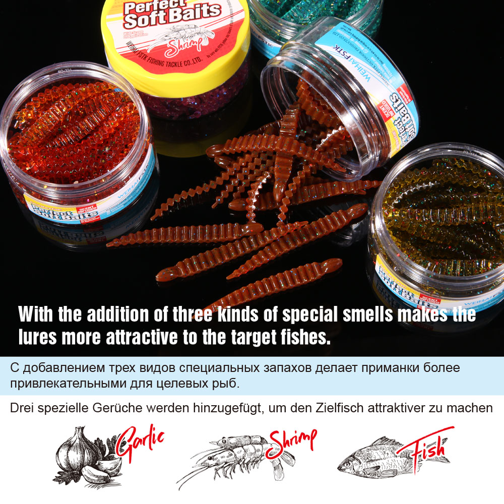 FSTK New Soft Leech Worm Trout - Fishing Boat Trailer recension och pris
