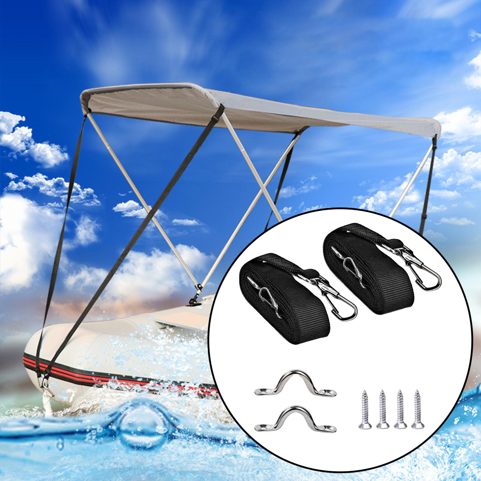 2Pcs Adjustable Bimini Top Str - Fishing Boat Steering Wheel recension och pris